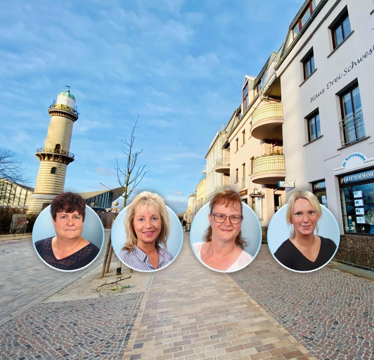 Haus Drei Schwestern, Bernstein Rostock Exteriör bild